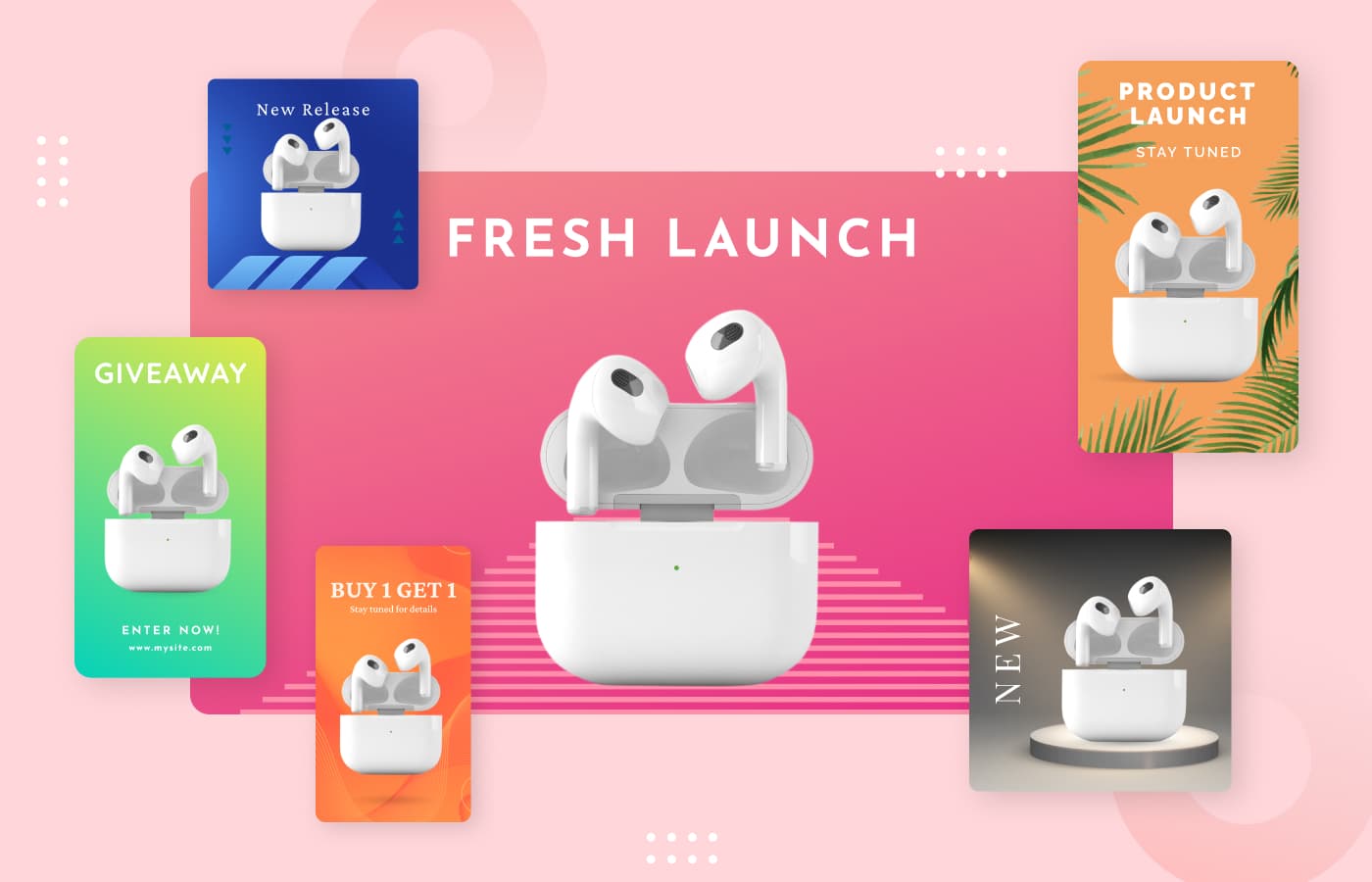 Fresh launch template examples for AirPods